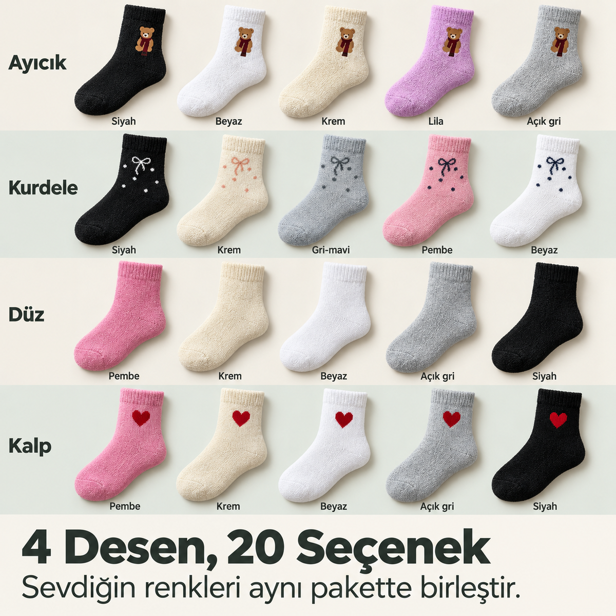 Kışlık Termal Çorap